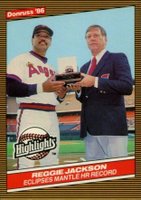 1986 Donruss Highlights #10 Reggie Jackson 