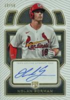 2023 Topps Definitive Collection Definitive Rookie Autographs #DRANG2 Nolan Gorman Baseball Card