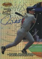1997 Bowman's Best #33 Paul Molitor Autograph-Refractor Baseball Card
