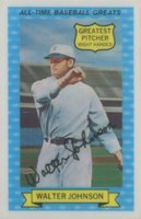 1970 Rold Gold Pretzels #1 Walter Johnson Baseball Greats Baseball Card