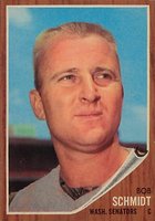 1962 Topps #262 Bob Schmidt Baseball Card