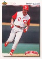 1992 Upper Deck #144 Barry Larkin Gold Hologram Baseball Card