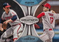 2019 Topps Greatness Returns #GR-12 Nolan Ryan/Shohei Ohtani Baseball Card