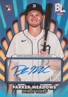 2024 Topps Big League Opening Act Autographs #OAAPM Parker Meadows Baseball Card
