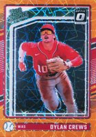 2024 Panini Donruss #136 Dylan Crews Optic-Orange Velocity Baseball Card