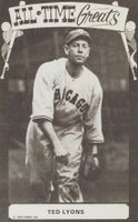 1973 TCMA All-Time Greats Postcard # Ted Lyons Baseball Card