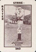 1913 Tom Barker Game # Walter Johnson Baseball Card