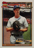 1991 Topps Desert Shield #563 Brent Knackert Baseball Card