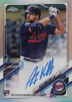 2021 Topps Chrome Rookie Autographs #RAAK Alex Kirilloff Refractor Baseball Card