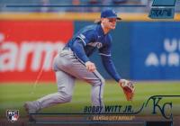 2022 Topps Stadium Club #2 Bobby Witt Jr. Blue Foil Baseball Card