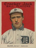 1915 Cracker Jack #122 Donie Bush Baseball Card