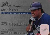 1995 Studio #4 Mike Piazza Platinum Baseball Card