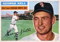 1956 Topps #195 George Kell Baseball Card