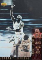 1996 Collector's Choice International Japanese Jordan's Journal #J5 Michael Jordan Basketball Card