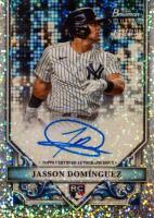 2024 Bowman Sterling Rookies Autographs #RAJD Jasson Dominguez Speckle Refractor Baseball Card