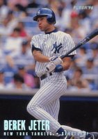 1996 Fleer Tiffany #184 Derek Jeter Baseball Card