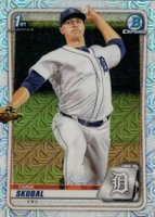 2020 Bowman Chrome Mega Box #BCP108 Tarik Skubal Baseball Card