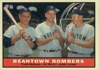 1961 Topps #173 Beantown Bombers Baseball Card