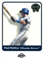 2001 Fleer Greats #4 Paul Molitor Baseball Card