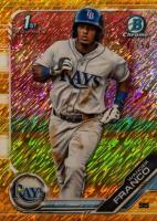 2019 Bowman Prospects Chrome #100 Wander Franco Gold Shimmer Baseball Card
