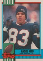 1990 Topps #204 Andre Reed Football Card