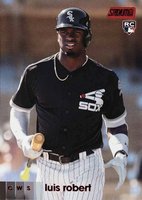 2020 Stadium Club #289 Luis Robert Red Foil Baseball Card