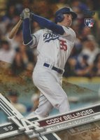 2017 Topps Update #US50 Cody Bellinger Swinging-Camo Baseball Card