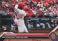 2023 Topps Now #54 Jordan Walker Baseball Card