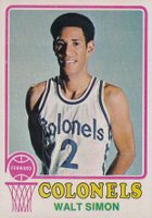 1973 Topps #218 Walt Simon Basketball Card