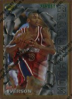 1996 Finest #69 Allen Iverson w/Coating Basketball Card