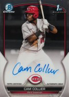 2023 Bowman Chrome Prospect Autographs #CPACC Cam Collier Baseball Card