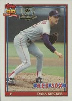 1991 Topps Desert Shield #763 Dana Kiecker Baseball Card