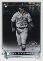 2022 Topps Complete Set #659 Julio Rodriguez 582 Montgomery Club Baseball Card