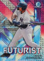 2021 Bowman Mega Box Chrome Futurist #JD Jasson Dominguez Baseball Card