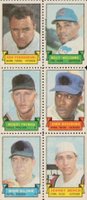 1969 Topps Stamps Panels # Billy Williams/John Roseboro/Johnny Bench/Ron Kline/Ron Perranoski/Woody Fryman Baseball Card