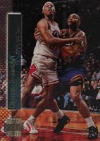 1996 Stadium Club Shining Moments #SM9 Dennis Rodman Basketball Card