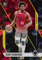 2023 Panini Phoenix Fade to Black #6 Scoot Henderson Red Ice Basketball Card