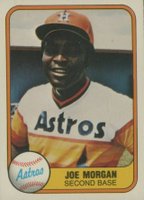 1981 Fleer #78 Joe Morgan Baseball Card