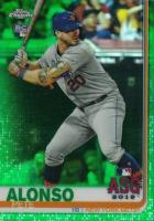 2019 Topps Chrome Update  #86 Pete Alonso Green Refractor Baseball Card