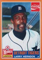 1985 Wendy's Tigers #12 Larry Herndon Baseball Card