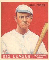 1933 Goudey #86 Phil Todt Baseball Card