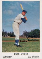 1960 Bell Brand Dodgers #2 Duke Snider Baseball Card