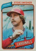 1980 Topps #163 Steve Swisher Baseball Card