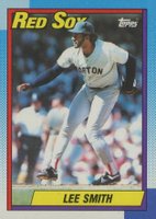 1990 Topps #495 Lee Smith Baseball Card