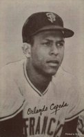 1947 Exhibits 1947-66 # Orlando Cepeda Portrait Baseball Card