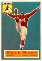 1956 Topps #34 Dave Mann Football Card