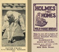 1916 Holmes for Homes Bread #133 Oliver O'Mara Baseball Card