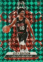2023 Panini Mosaic #275 Scoot Henderson Green Basketball Card