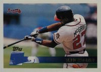 1996 Topps #389 Fred McGriff Baseball Card