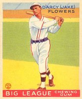 1933 Goudey #151 Jake Flowers Baseball Card